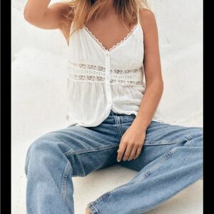 NWT Zara Black Lace Cami